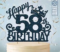 Image result for 58 Birthday Clip Art