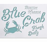 Image result for Blue Crab Stencil