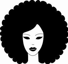 Image result for Black Woman Hair Silhouette