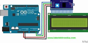Image result for Rangkaian LCD 16X2 Arduino