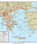 Image result for Printable Map Greece