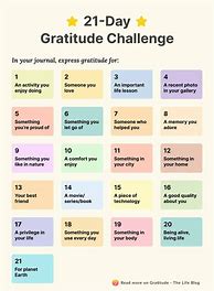 Image result for Gratitude Challenge
