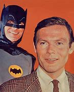 Image result for Adam West with Blue Batman Cowl