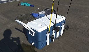Image result for Fishing Cooler with Rod Holders