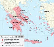 Image result for Mycenae Greece Map