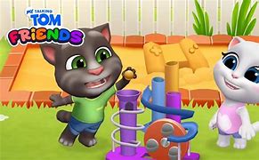 Image result for My Talking Tom Friends Angela Grmy Game