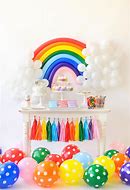 Image result for Rainbow Party Decorations