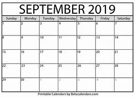Image result for September Calendar to Print Free