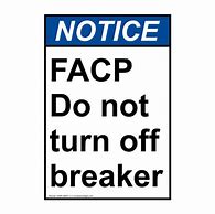 Image result for Do Not Turn Off Breaker Number