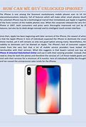 Image result for How to Buy Unlocked iPhone