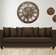 Image result for Wall Clock 24 Inches with Real Moving Gears