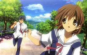 Image result for Anime Couple Running