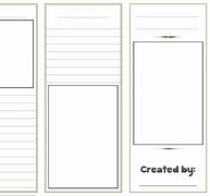 Image result for Blank Brochure Template with Lines