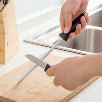 Image result for Chef Hands with Kitchen Utensils Knife and Sharpen Steel Tool Isolated