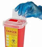 Image result for Full Biohazard Needle Disposal