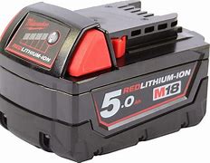 Image result for Milwaukee Batteries M18 5AH Dementions