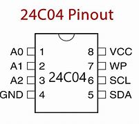 Image result for 24C04 Pinout