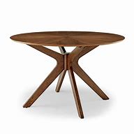 Image result for Round Walnut Dining Table