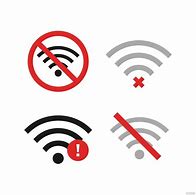 Image result for No Wi-Fi Sign.jpg
