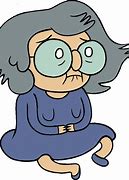 Image result for Sad Old Lady Cartoon