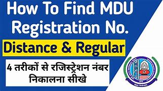 Image result for MDU Registrar