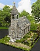 Image result for 00 Gauge Model Church Diyamer Scenery