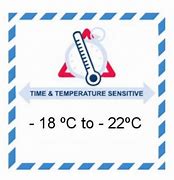 Image result for IATA Temperature Labels