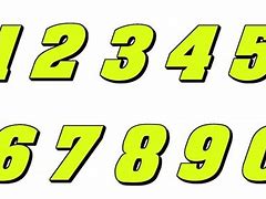 Image result for NASCAR Number Font 1