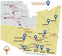 Image result for Southern Arizona Cities Map