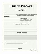 Image result for Business Contract Proposal Template