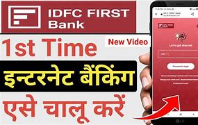 Image result for IDFC First Bank Net Banking