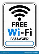 Image result for Wi-Fi Network and Password Clip Art
