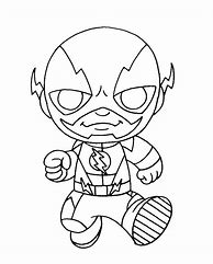 Image result for Chibi Flash Coloring Pages