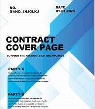 Image result for Cover Page of Legal Contract