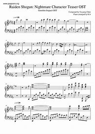 Image result for Neuvillette Theme Music Piano Music Sheet
