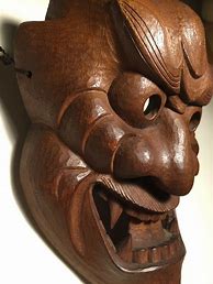 Image result for Japanese Wood Mask