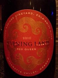 Image result for Evening Land Pinot Noir Red Queen Seven Springs