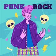 Image result for Punk Rock Silhouette