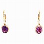 Image result for Diamond Long Earrings with Coloured Stones