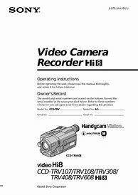 Image result for Sony Handycam Manual