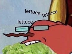 Image result for Lettuce Spray Meme