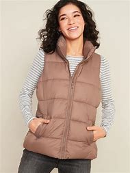Image result for British Women Puffer Vest and Hoodie