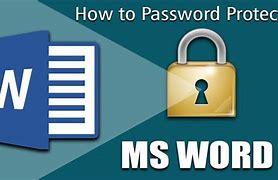 Image result for How to Unlock Somepthing in Word