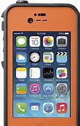 Image result for Orange LifeProof iPhone 4 Case