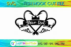 Image result for Fish Hook Monogram SVG