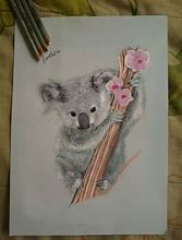 Image result for Koala Drawing Cute with a Rose in Its Hair