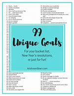 Image result for New Year's Resolutions Examples