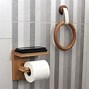 Image result for Wooden Toilet Roll Holder