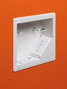Image result for Samsung Frame in Wall Box