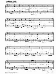 Image result for Hallelujah Piano Sheet Music Jeff Buckley Free